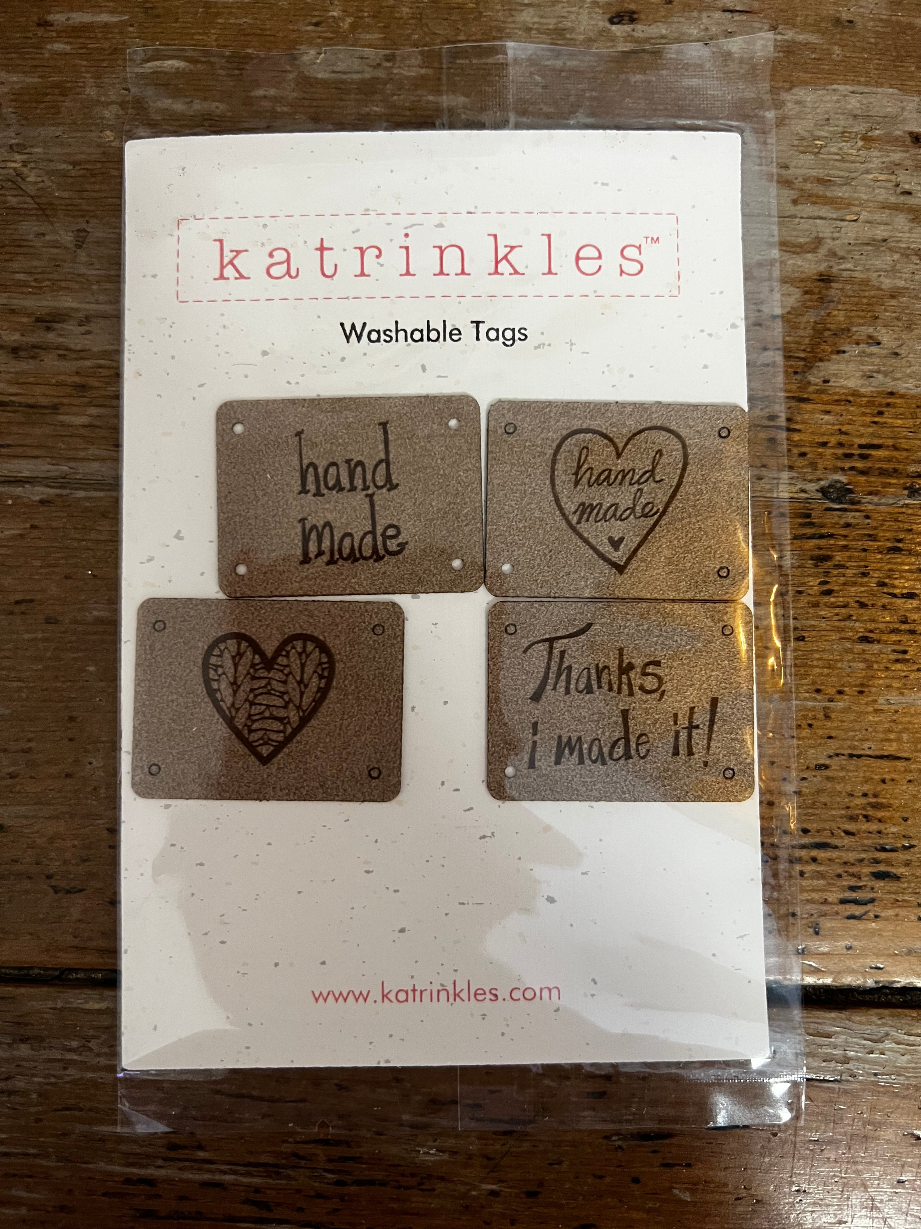 Katrinkles Washable Tags